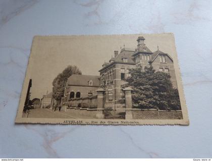 BC29-10 Cpa Sambreville Auvelais rue des glaces nationales