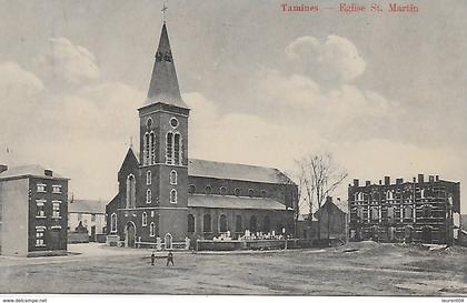 SAMBREVILLE. TAMINES. EGLISE St. MARTIN.  ANIMATION