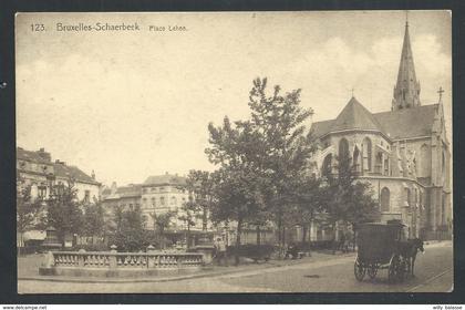 +++ CPA - Bruxelles - Brussel - SCHAERBEEK - SCHAARBEEK - Place Lehon   //