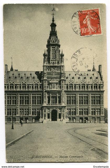 CPA - Carte postale - Belgique - Bruxelles - Schaerbeek - Schaarbeek - Maison Communale  (CP2561)