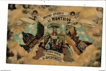 CPA-Carte Postale-Belgique- Montaigu Souvenir affectueux de Montaigu -1920 VM21834dg