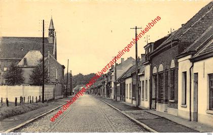 Schoten-Deuzeld - Cruyninghestraat en Kerk - Schoten