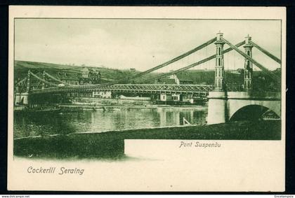 CPA - Carte Postale - Belgique - Cockerill - Seraing - Pont Suspendu (CP24556)