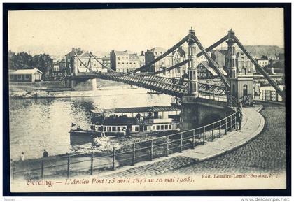 cpa de Belgique Seraing -- l' ancien pont     JIP45