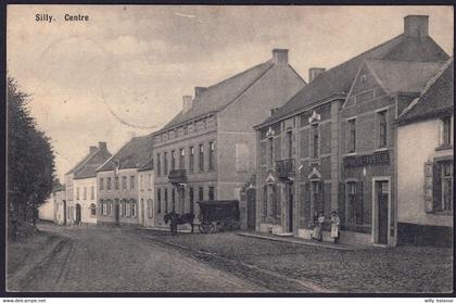 +++ CPA - SILLY - Centre - Attelage - Commerce  //