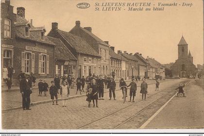 ST.LIEVENS HOUTEM    VEEMARKT  DORP  2 SCANS