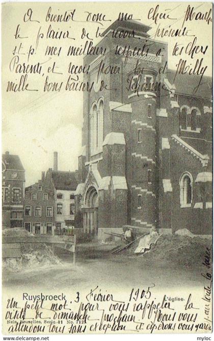 Ruisbroek/Ruysbroeck.  Eglise/Kerk.