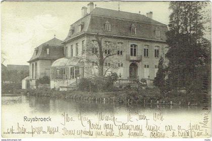Ruisbroek. Ruysbroeck. Kasteel. Château.