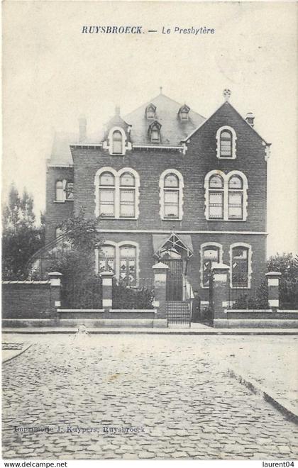 SINT PIETERS LEEUW. RUISBROEK. RUYSBROECK.  LE PRESBYTERE..