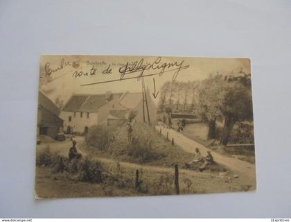 SOMBREFFE Le Vieux Moulin Animée Carte Postale CP Post Card