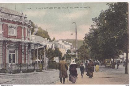 SPA  (  carte ecrit avec timbre )