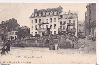 SPA  (  carte ecrit avec timbre )