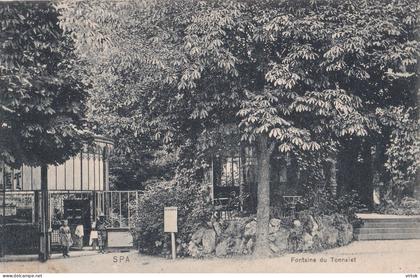 SPA  (  carte ecrit avec timbre )