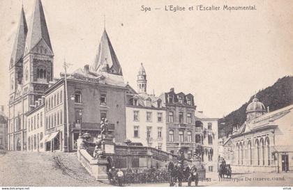 SPA  (  carte ecrit avec timbre )