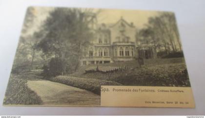 Spa, Promenade des Fontaines, Chateau Schaffers