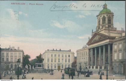 BRUXELLES.  PLACE ROYALE.  TRAM.