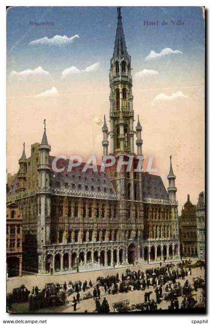 CPA Bruxelles Hotel De Ville