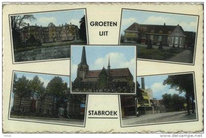 Stabroek :  groeten uit  ( geschreven met zegel )