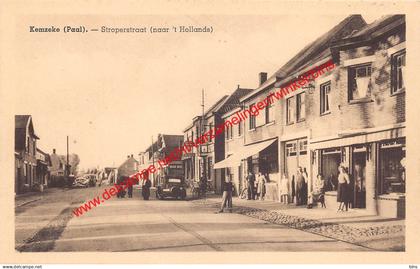 Kemzeke - Stroperstraat naar 't Hollands - Stekene