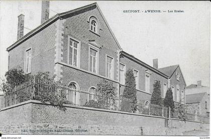 TELLIN. GRUPONT.  AWENNE. LES ECOLES.