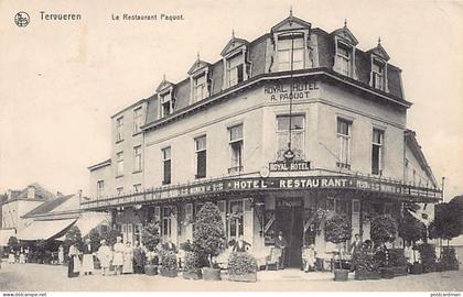 België - TERVUREN (Vl. Br.) Restaurant Paquot - Royal Hotel