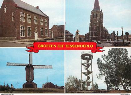 A3641 Tessenderlo multi views postcard