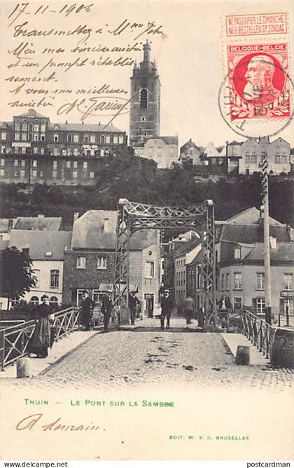 Belgique - THUIN (Hainaut) Le Pont sur la Sambre