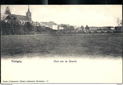 Pont sur la Semois -  obl. TINTIGNY - 1907 - Photo.J.Chennaux, Editeur Lallemand, Marbehan. - 9.