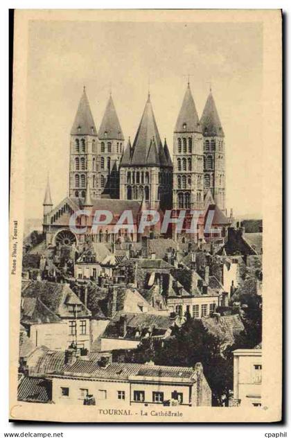 CPA Tournai La Cathedrale