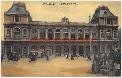 1910 Gare du Nord - Brussel Bruxelles