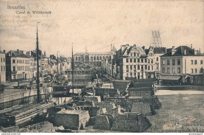 BRUXELLES  CANAL DE WILLEBROECK                2 SCANS