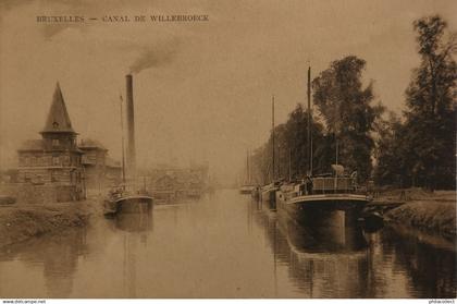 Bruxelles // Canal de Willebroeck (Bateau - Binnenvaart - Usines) 19??