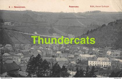 CPA NESSONVAUX PANORAMA ( PLI D'ANGLE ) TROOZ