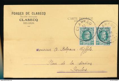 CLABECQ  FORGES DE GLABECQ      2 SCANS