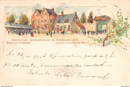 Belgique - Bruxelles Exposition 1897 - Quartier du Vieux Bruxelles
