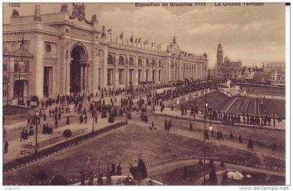 Brussel 1910 - La grande terrasse (2716)