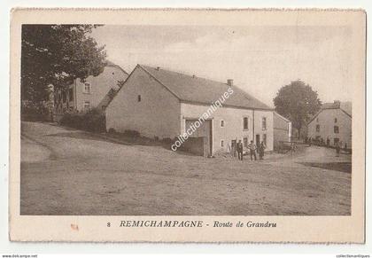 CPA Remichampagne - Route de Grandru  - Non circulée - Divisée - Phototypie moderne Bruxelles