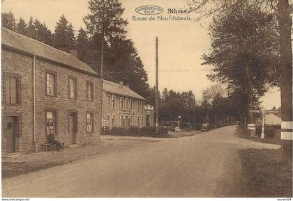 VAUX SUR SURE. SIBRET.  ROUTE DE NEUFCHATEAU. GARAGE, ANIMATION VOITURES,...