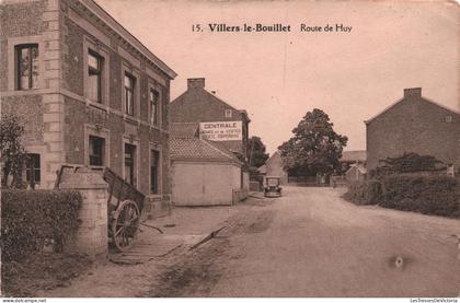 Belgique - villers le bouillet - route de huy - société cooperative - edit cuivers lemye - carte postale ancienne
