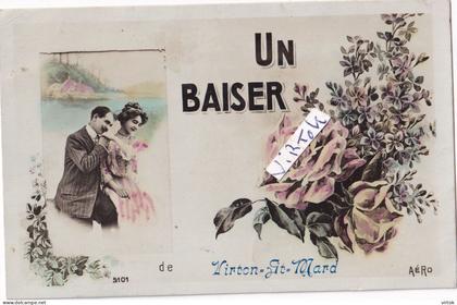 Virton-St-Marc :  un baiser   (  1910 avec timbre )