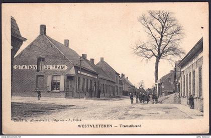 +++ CPA - WESTVLETEREN - Vleteren - Tramstildstand - Station du Tram  //