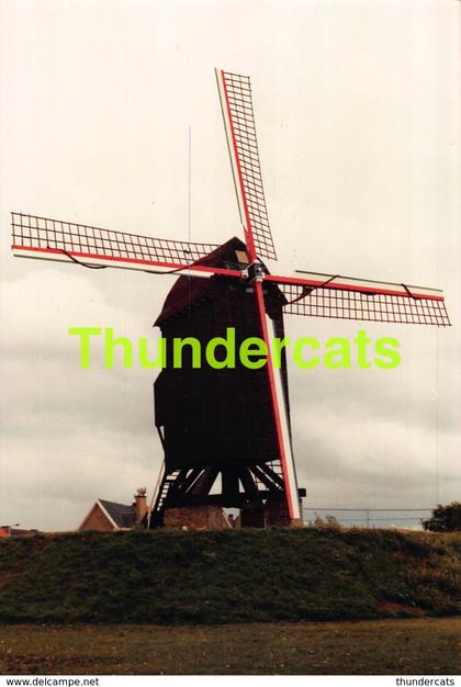OOSTVLETEREN OOST VLETEREN MOLEN MOULIN FOTO PHOTO 1986   ( 10 CM X 15 CM )