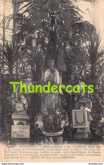 CPA VOSSELAAR BEDEVAARTPLAATS MIRAKULEUS BEELD VOSSELAER