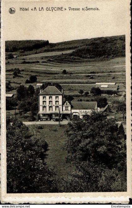 CPA  Carte Postale double Belgique Vresse sur Semois Hôtel  A la Glycine  VM68896