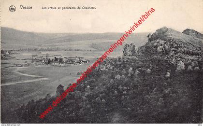 Les crêtes et panorama de Chairière - Vresse-sur-Semois