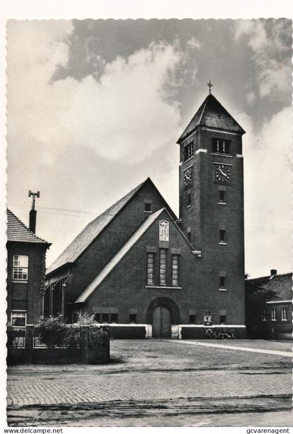WAARSCHOOT  FOTOKAART  SINT MAURUSKERK    2 AFBEELDINGEN