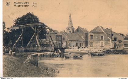 WAASMUNSTER   BRUG     ZIE AFBEELDINGEN