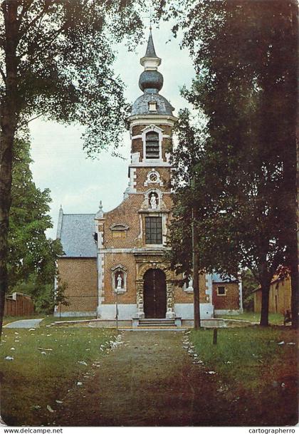 Waasmunster kerk postcard