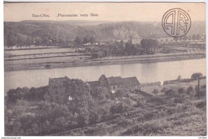 BELGIQUE - PRES DE LIEGE - BAS-OHA - WANZE - PANORAMA VERS BEN - UNE VUE DE LA MEUSE
