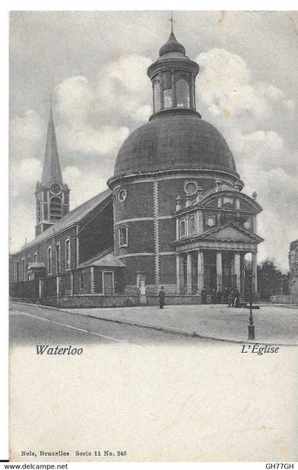 CPA WATERLOO -timbrée